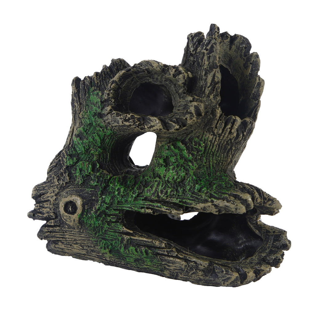 Water grass landscaping resin skull reptile toy shelter aquarium fish tank ornaments
